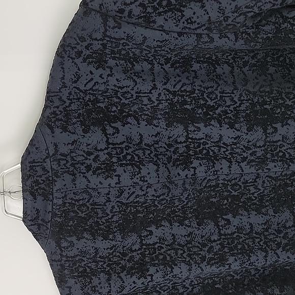 NWT. Calvin Klein velour open front patterned open front blazer size 12 - Picture 9 of 11